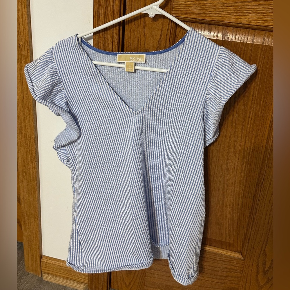 Michael Kors medium flounce shirt size medium